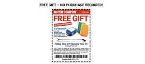 Free Gift At Harbor Freight – No Purchase Required! – Topsave